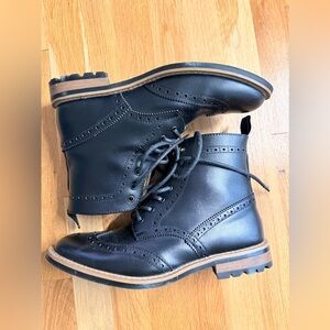 Joseph Abboud 
Black Leather Men's Boots
Size 9